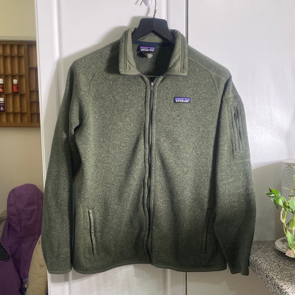 Patagonia Forest Green Full-Zip Jacket